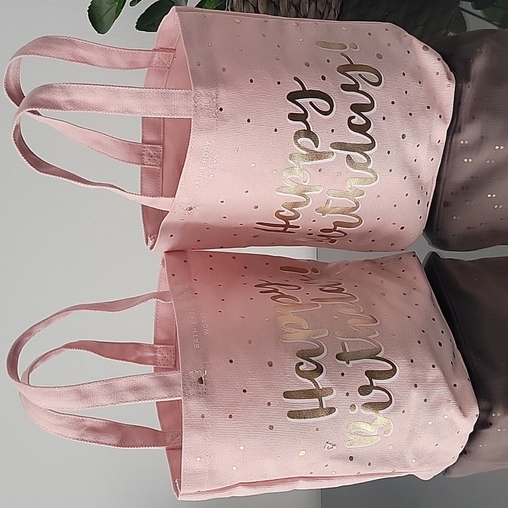 Set of 2 | Pink Bath & Body Works | Happy Birthday Bag